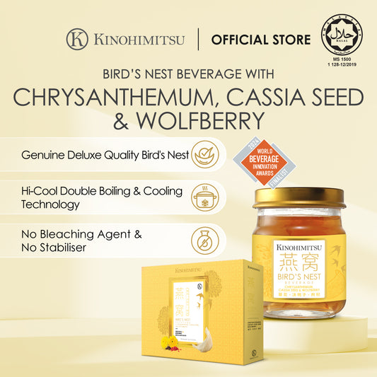 Bird’s Nest with Chrysanthemum, Cassia Seed & Wolfberry