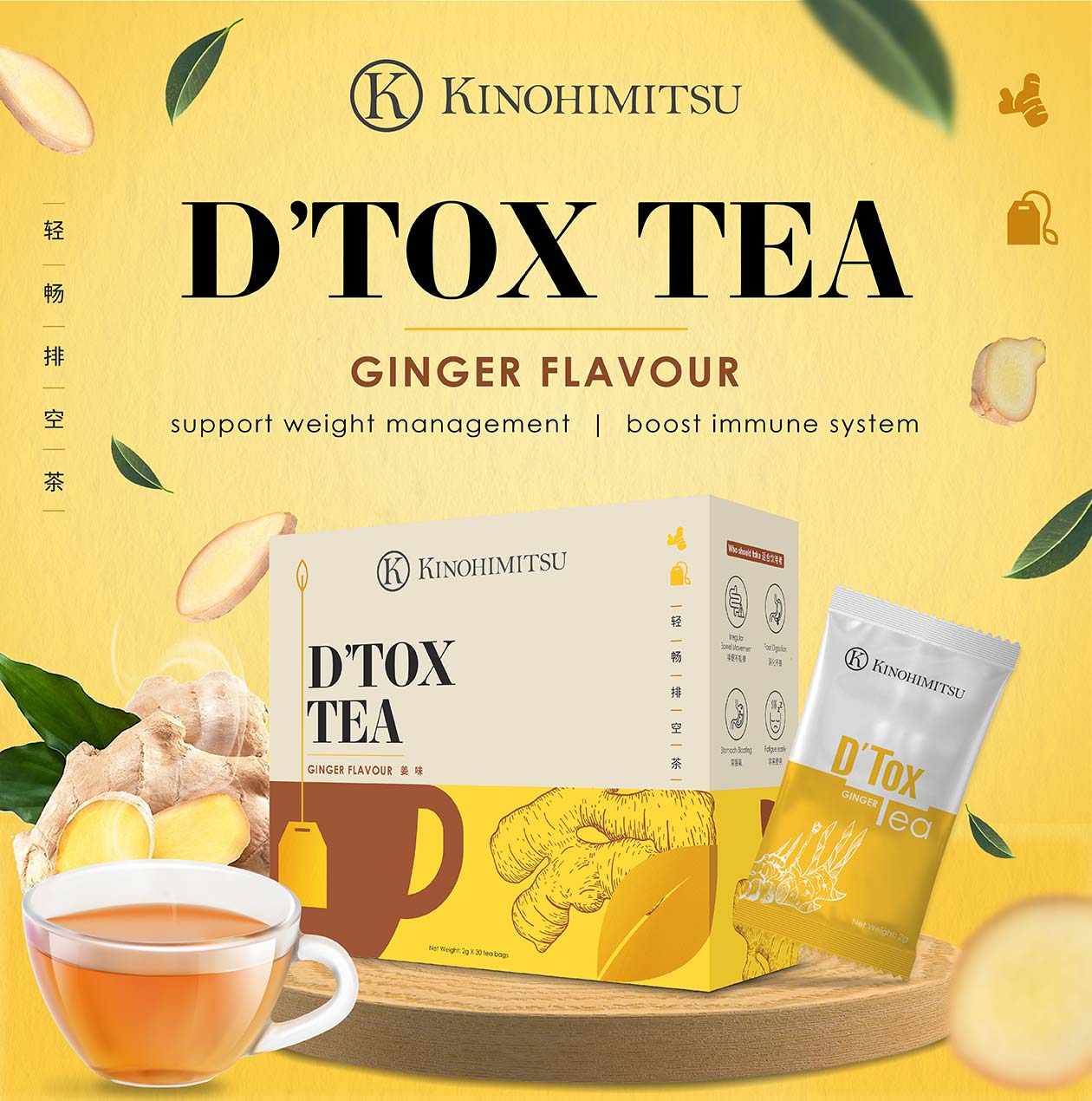 Combot Set: D’Tox Tea Peppermint +  D’Tox Tea Ginger