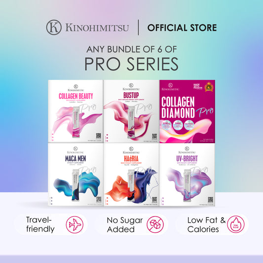 [Collagen Day Special] Bundle of 6 Kinohimitsu Pro Series (3 Months Supply)