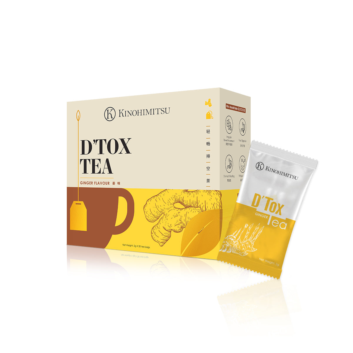 GWP: D'TOX TEA GINGER 30'S