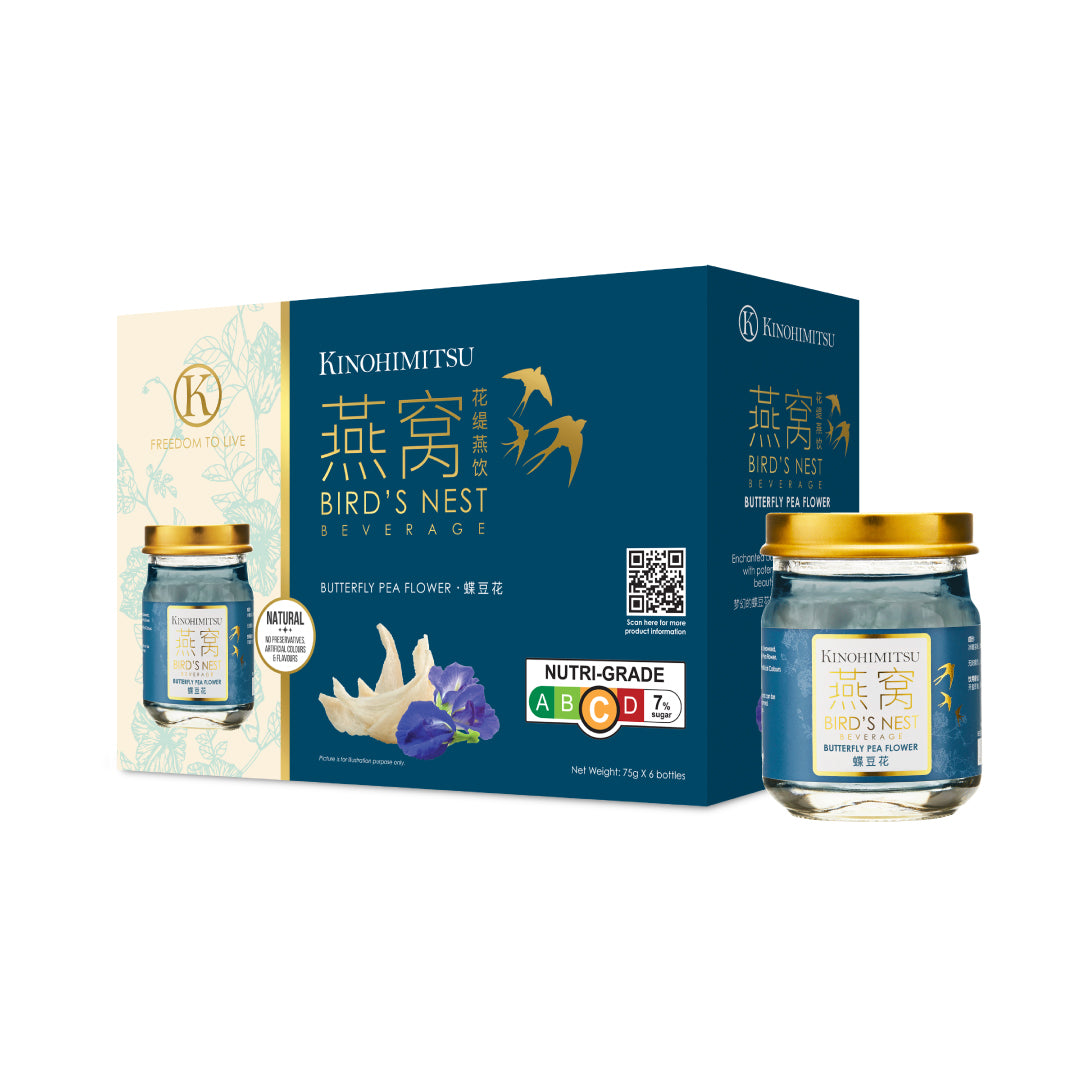 Add On Deals : Bird's Nest with Butterfly Pea Flower 6's